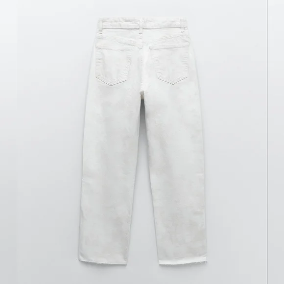 NWT Zara tie-dye cream jeans - Picture 2 of 14